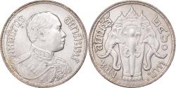 World Coins - Thailand, Rama VI, Baht, 2459 (1916), Silver,