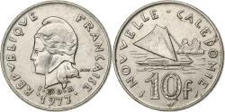 World Coins - New Caledonia, 10 Francs, 1977, Paris, Nickel, , Lecompte:90, KM:11