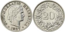 World Coins - Switzerland, 20 Rappen, 1927, Bern, Nickel, , KM:29