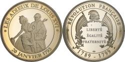 World Coins - France, Medal, Les adieux de Louis XVI, Copper-nickel,