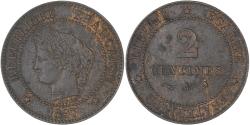 World Coins - Coin, France, Cérès, 2 Centimes, 1897, Paris, , Bronze, KM:827.1