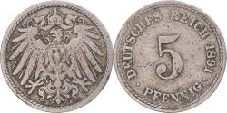 World Coins - Coin, Germany, 5 Pfennig, 1891