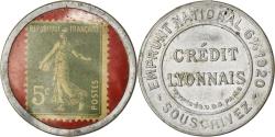 World Coins - Coin, France, Crédit Lyonnais, Credit Lyonnais, 5 Centimes, Timbre-Monnaie