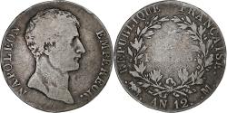 World Coins - France, Napoleon I, 5 Francs, An 12, Toulouse, Silver, , Gadoury:579