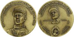 World Coins - France, Medal, 50ème Anniversaire du Ralliement du Tchad à la France, 1990