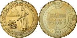 World Coins - France, Tourist token, Mont Saint-Michel, La Mère Poulard, 2012, MDP