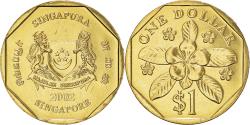 World Coins - Coin, Singapore, Dollar, 2002, Singapore Mint, , Aluminum-Bronze, KM:103