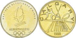 World Coins - France, Medal, XVIème Jeux Olympiques d'Hiver d'Albertville, 1992, Calgary