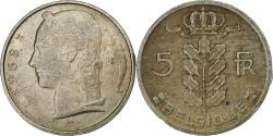 World Coins - Belgium, 5 Francs, 5 Frank, 1968, Copper-nickel, , KM:134.1