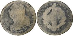 World Coins - France, Louis XVI, 2 sols François, 1792, Arras, Métal de cloche,
