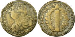 World Coins - Coin, France, 2 sols françois, 2 Sols, 1792, Limoges, , Bronze