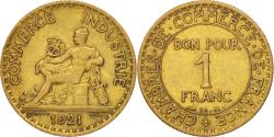 World Coins - Coin, France, Chambre de commerce, Franc, 1921, Paris,