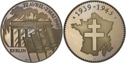 World Coins - France, Medal, Seconde Guerre Mondiale, Berlin, 1945, Copper-nickel,