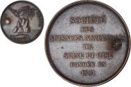 World Coins - France, Token, Société des Sciences Naturelles de Seine et Oise, 1831, Dubois