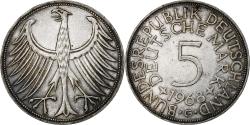 World Coins - GERMANY - FEDERAL REPUBLIC, 5 Mark, 1968, Karlsruhe, Silver, , KM:112.1