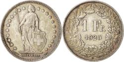 World Coins - Coin, Switzerland, Franc, 1920, Bern, , Silver, KM:24
