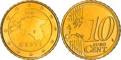 World Coins - Estonia, 10 Euro Cent, 2011, Vantaa, , Brass, KM:64