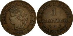 World Coins - Coin, France, Cérès, Centime, 1893, Paris, , Bronze, KM:826.1