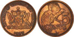 World Coins - Coin, TRINIDAD & TOBAGO, 5 Cents, 1977, , Bronze, KM:30