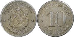 World Coins - Germany, Stadt Heidelberg, 10 Pfennig, Undated (1919-1920), , Iron
