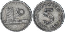 World Coins - Malaysia, 5 Sen, 1977