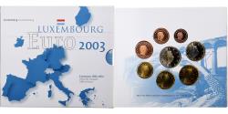 World Coins - Luxembourg, 1 Cent to 2 Euro, Pont Adolphe, BU, 2003, Utrecht,