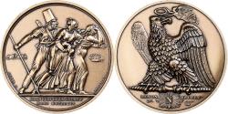 World Coins - France, Medal, Napoléon Ier, Malheurs de la Guerre, Bronze, Denon,