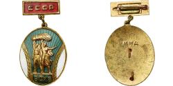 World Coins - Russia, Broche, Exposition Agricole de l'Union Soviétique, Brass,