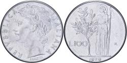 World Coins - Italy, 100 Lire, 1976, Rome, Stainless Steel, , KM:96.1