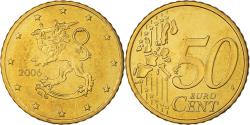 World Coins - Finland, 50 Euro Cent, 2006, Vantaa, , Brass, KM:103