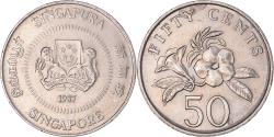 World Coins - Coin, Singapore, 50 Cents, 1987