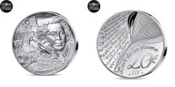 World Coins - France, 20 Euro, Art De La Plume, Agatha Christie, BE, 2026, Monnaie de Paris