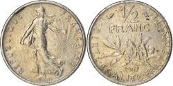 World Coins - Coin, France, Semeuse, 1/2 Franc, 1967, Paris, , Nickel, KM:931.1