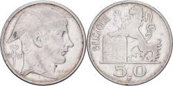 World Coins - Belgium, Régence Prince Charles, 50 Francs, 50 Frank, 1949, Brussels, Silver
