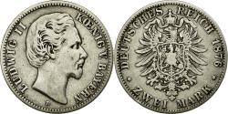 World Coins - Coin, German States, BAVARIA, Ludwig II, 2 Mark, 1876, , Silver