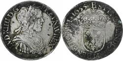 World Coins - France, Louis XIV, 1/2 Écu à la mèche longue, 1655, Bayonne, Silver