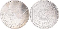 World Coins - France, 10 Euro, 2010, Paris, Nord-Pas De Calais, , Silver, Gadoury:EU399