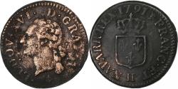 World Coins - France, Louis XVI, Liard, 1791, La Rochelle, Copper, , Gadoury:348