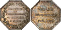 World Coins - France, Token, Notaires de l'Arrondissement de Lesparre, Gironde, Silver