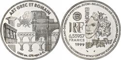 World Coins - France, 6.55957 Francs, Art Grec et Romain, 1999, Monnaie de Paris, BE, Silver