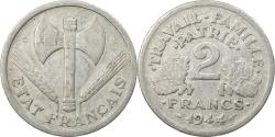 World Coins - Coin, France, Bazor, 2 Francs, 1944, Castelsarrasin, , Aluminum
