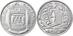 World Coins - Coin, San Marino, 10 Lire, 1973, , Aluminum, KM:25