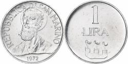 World Coins - San Marino, Lira, 1972, Rome, BU, Aluminum, , KM:14