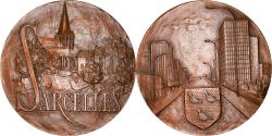 World Coins - France, Medal, Ville de Sarcelles, Geography, 1977, , Bronze