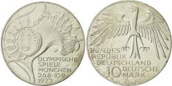 World Coins - Coin, GERMANY - FEDERAL REPUBLIC, 10 Mark, 1972, Hambourg, , Silver