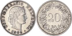 World Coins - Coin, Switzerland, 20 Rappen, 1908