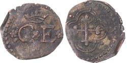 World Coins - Coin, Italy, Duché de Savoie, Carlo Emanuele I, 1/4 Sol, 1580-1630, Chambéry