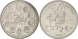 World Coins - France, Medal, L'Europe des XXV, Politics, Society, War, 2004, , Nickel