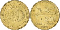 World Coins - Coin, San Marino, 200 Lire, 1989
