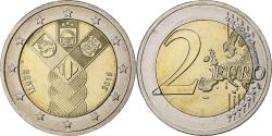 World Coins - Estonia, 2 Euro, 100th Anniversary of the Baltic States, 2018, Vilnius